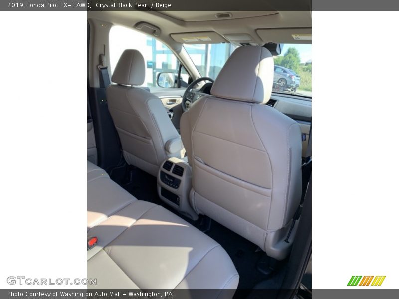 Crystal Black Pearl / Beige 2019 Honda Pilot EX-L AWD
