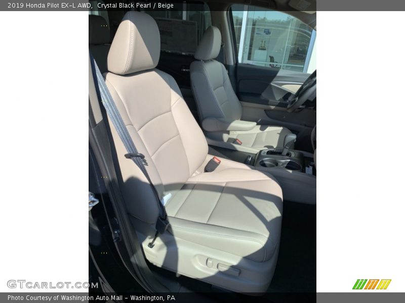 Crystal Black Pearl / Beige 2019 Honda Pilot EX-L AWD