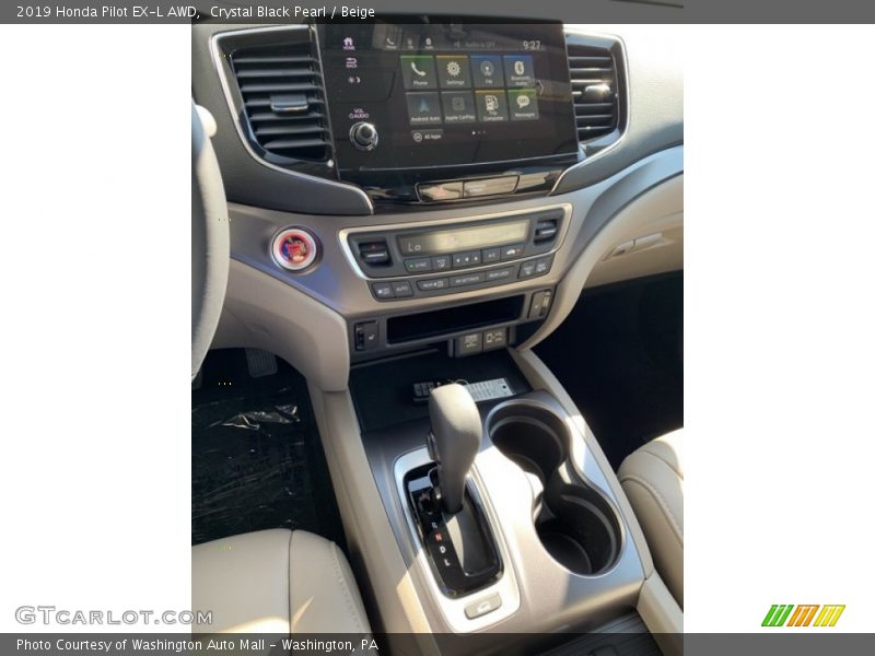 Crystal Black Pearl / Beige 2019 Honda Pilot EX-L AWD