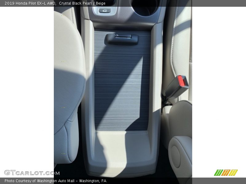 Crystal Black Pearl / Beige 2019 Honda Pilot EX-L AWD