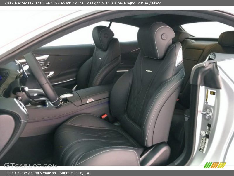  2019 S AMG 63 4Matic Coupe Black Interior