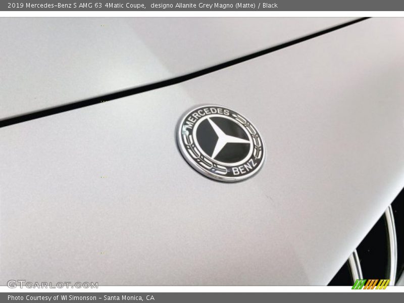 designo Allanite Grey Magno (Matte) / Black 2019 Mercedes-Benz S AMG 63 4Matic Coupe