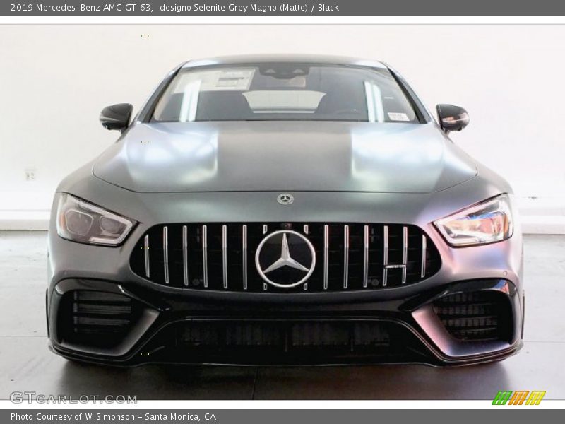 designo Selenite Grey Magno (Matte) / Black 2019 Mercedes-Benz AMG GT 63