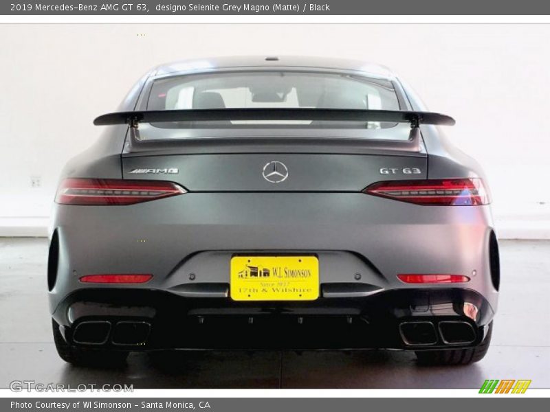designo Selenite Grey Magno (Matte) / Black 2019 Mercedes-Benz AMG GT 63