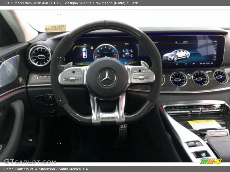 designo Selenite Grey Magno (Matte) / Black 2019 Mercedes-Benz AMG GT 63