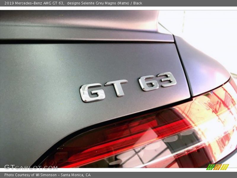 designo Selenite Grey Magno (Matte) / Black 2019 Mercedes-Benz AMG GT 63