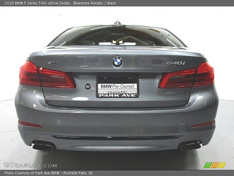 Bluestone Metallic / Black 2019 BMW 5 Series 540i xDrive Sedan