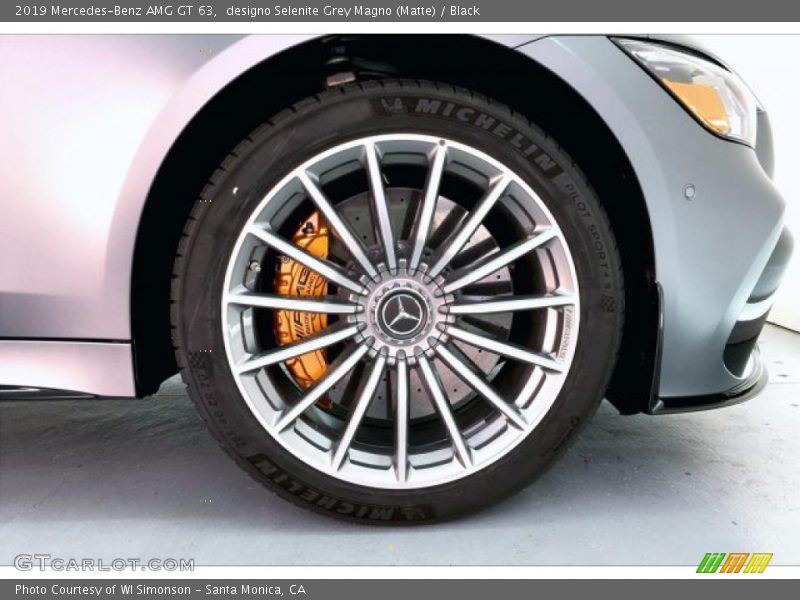 designo Selenite Grey Magno (Matte) / Black 2019 Mercedes-Benz AMG GT 63
