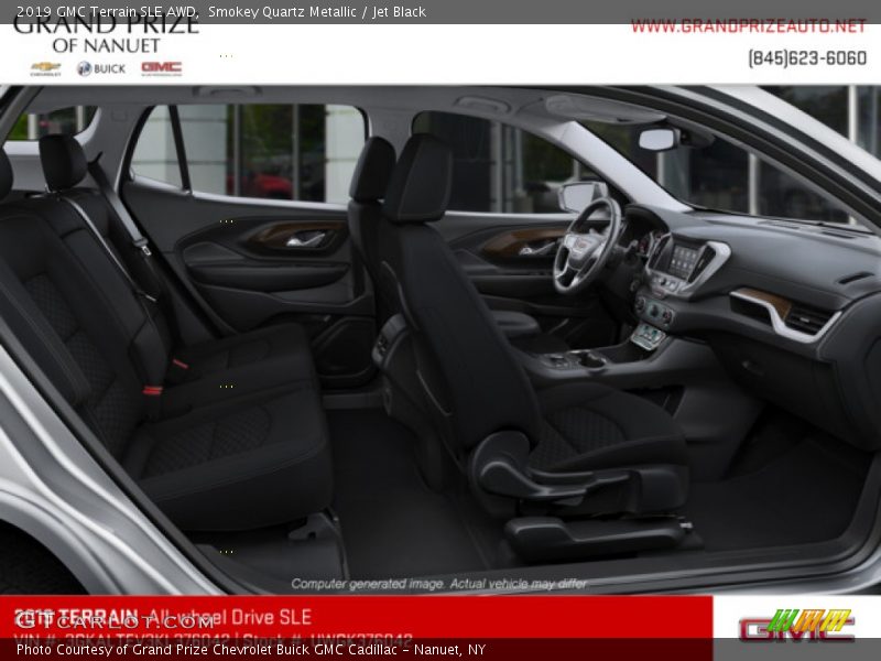 Smokey Quartz Metallic / Jet Black 2019 GMC Terrain SLE AWD