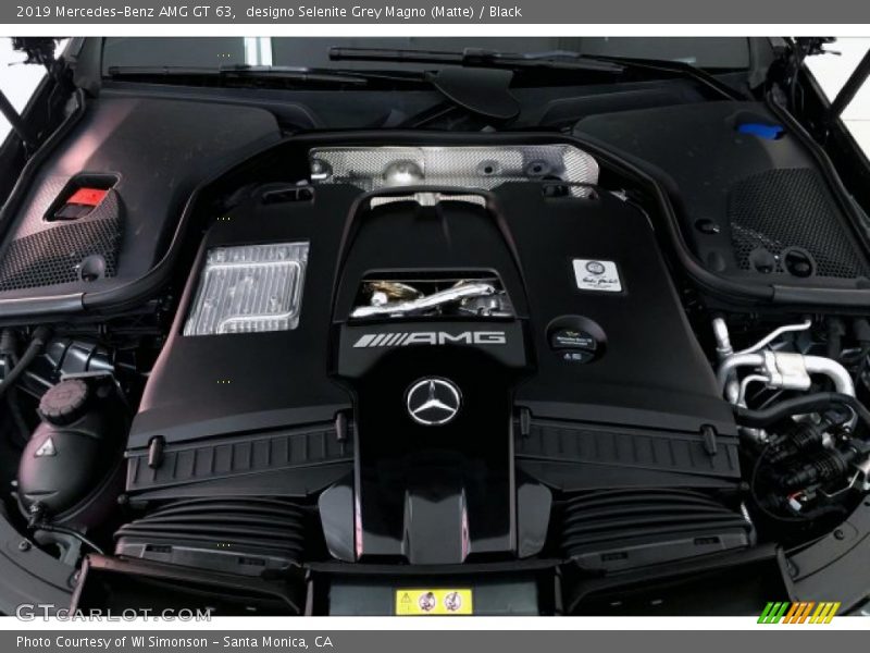 designo Selenite Grey Magno (Matte) / Black 2019 Mercedes-Benz AMG GT 63
