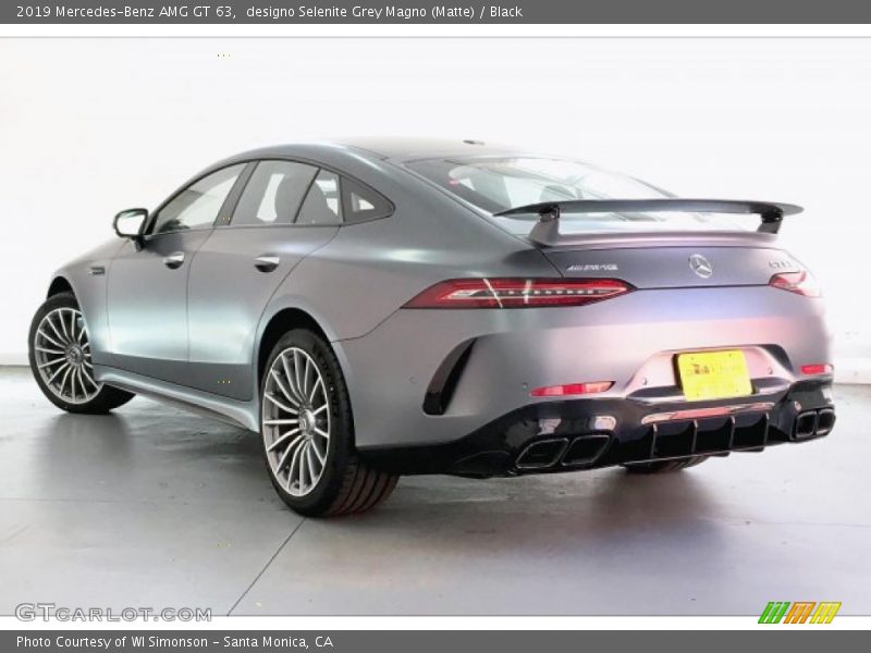 designo Selenite Grey Magno (Matte) / Black 2019 Mercedes-Benz AMG GT 63