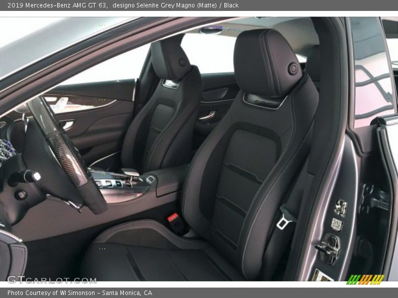 designo Selenite Grey Magno (Matte) / Black 2019 Mercedes-Benz AMG GT 63