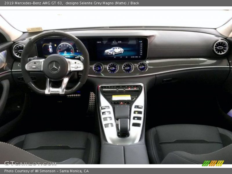 designo Selenite Grey Magno (Matte) / Black 2019 Mercedes-Benz AMG GT 63