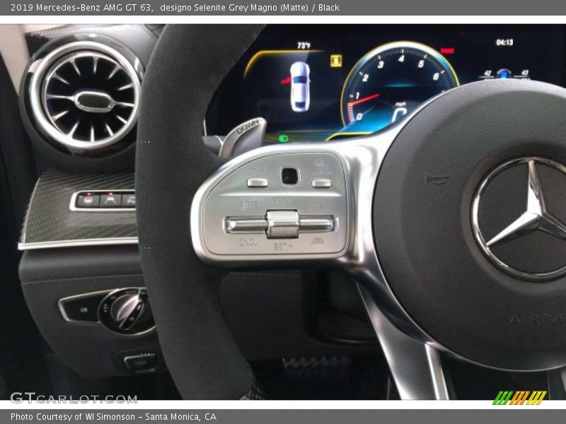 designo Selenite Grey Magno (Matte) / Black 2019 Mercedes-Benz AMG GT 63