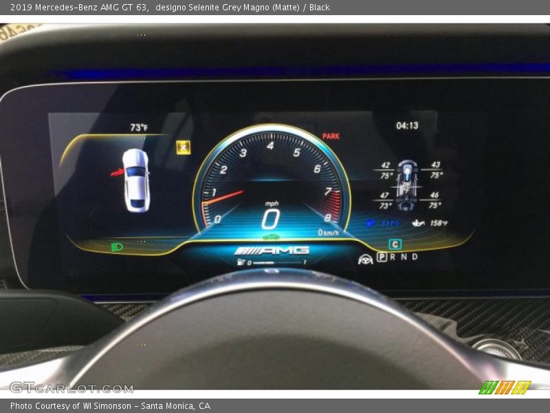 designo Selenite Grey Magno (Matte) / Black 2019 Mercedes-Benz AMG GT 63