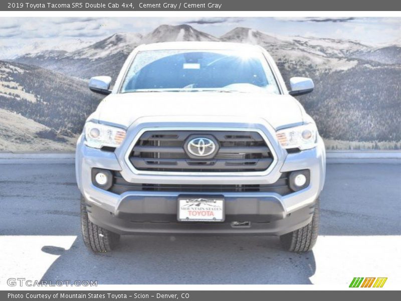 Cement Gray / Cement Gray 2019 Toyota Tacoma SR5 Double Cab 4x4