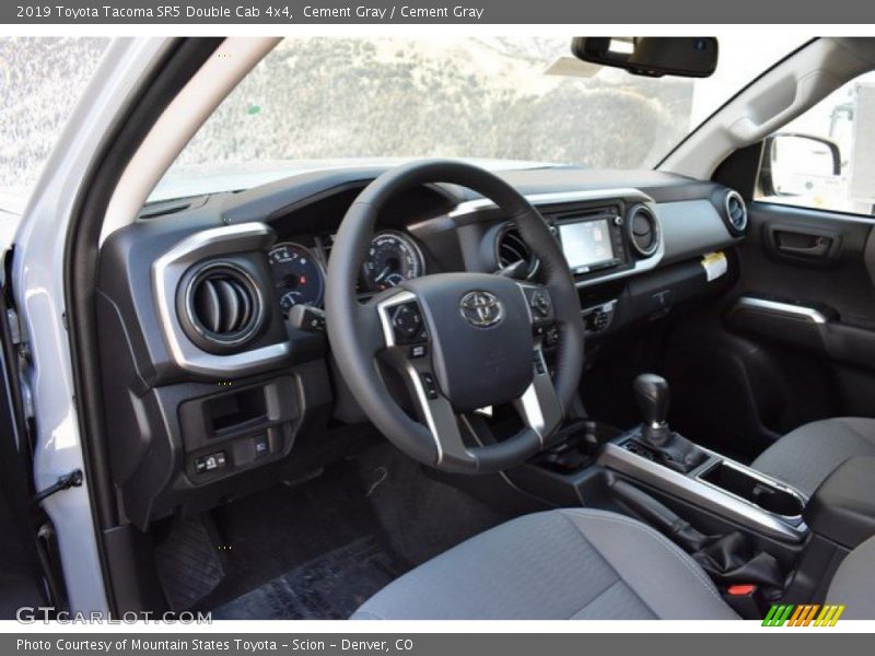 Cement Gray / Cement Gray 2019 Toyota Tacoma SR5 Double Cab 4x4