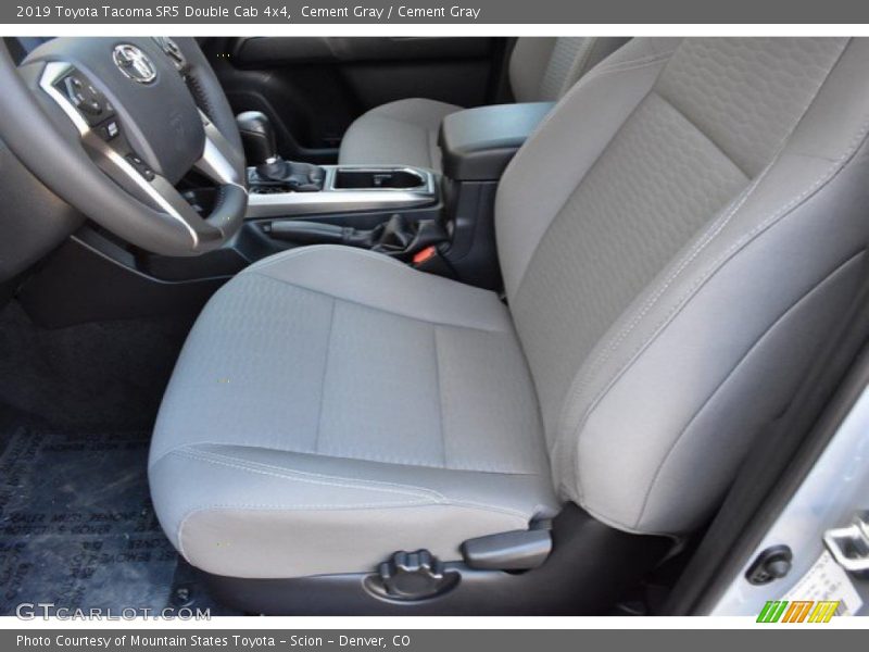 Cement Gray / Cement Gray 2019 Toyota Tacoma SR5 Double Cab 4x4