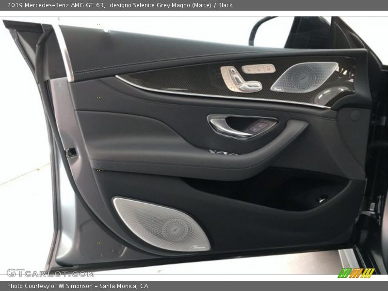 designo Selenite Grey Magno (Matte) / Black 2019 Mercedes-Benz AMG GT 63