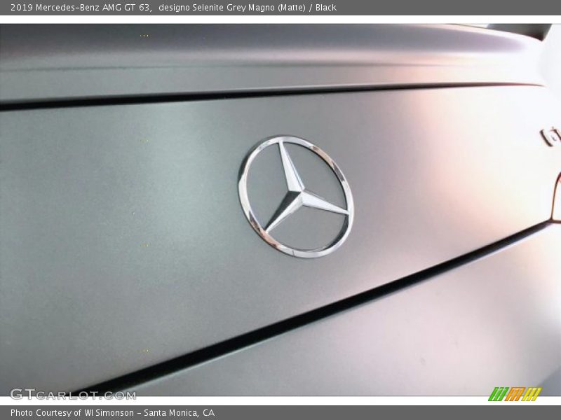 designo Selenite Grey Magno (Matte) / Black 2019 Mercedes-Benz AMG GT 63