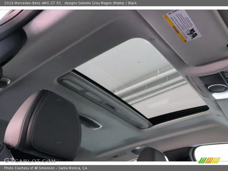 designo Selenite Grey Magno (Matte) / Black 2019 Mercedes-Benz AMG GT 63