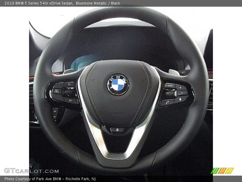 Bluestone Metallic / Black 2019 BMW 5 Series 540i xDrive Sedan
