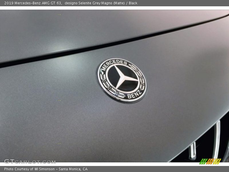 designo Selenite Grey Magno (Matte) / Black 2019 Mercedes-Benz AMG GT 63