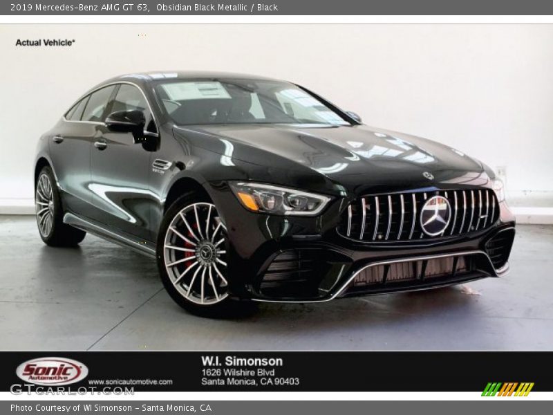 Obsidian Black Metallic / Black 2019 Mercedes-Benz AMG GT 63