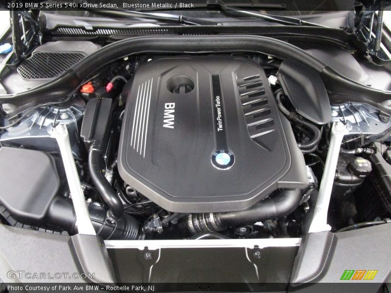 Bluestone Metallic / Black 2019 BMW 5 Series 540i xDrive Sedan