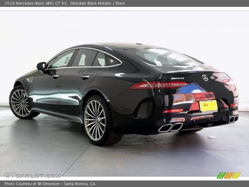 Obsidian Black Metallic / Black 2019 Mercedes-Benz AMG GT 63
