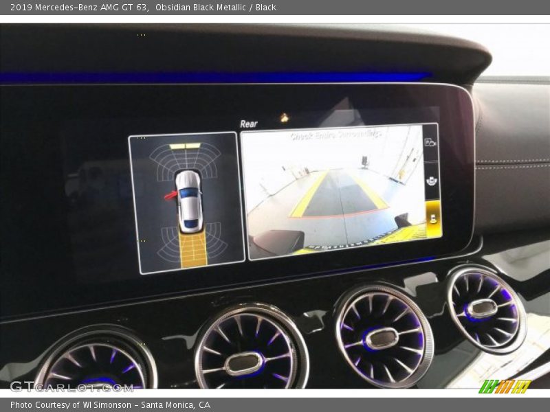 Controls of 2019 AMG GT 63