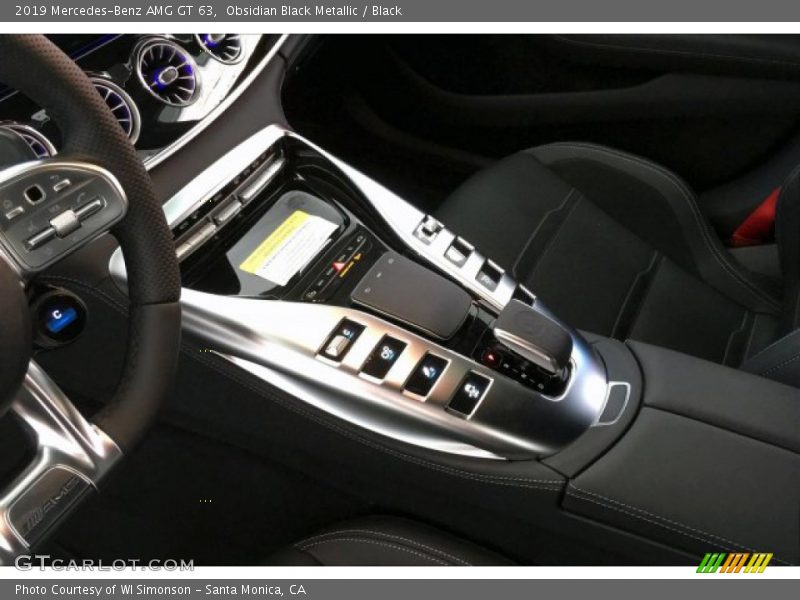 Controls of 2019 AMG GT 63