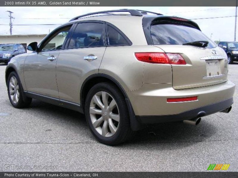 Golden Sand Metallic / Willow 2003 Infiniti FX 35 AWD