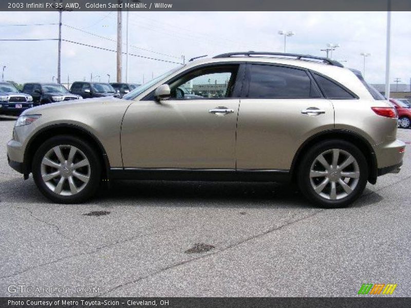 Golden Sand Metallic / Willow 2003 Infiniti FX 35 AWD
