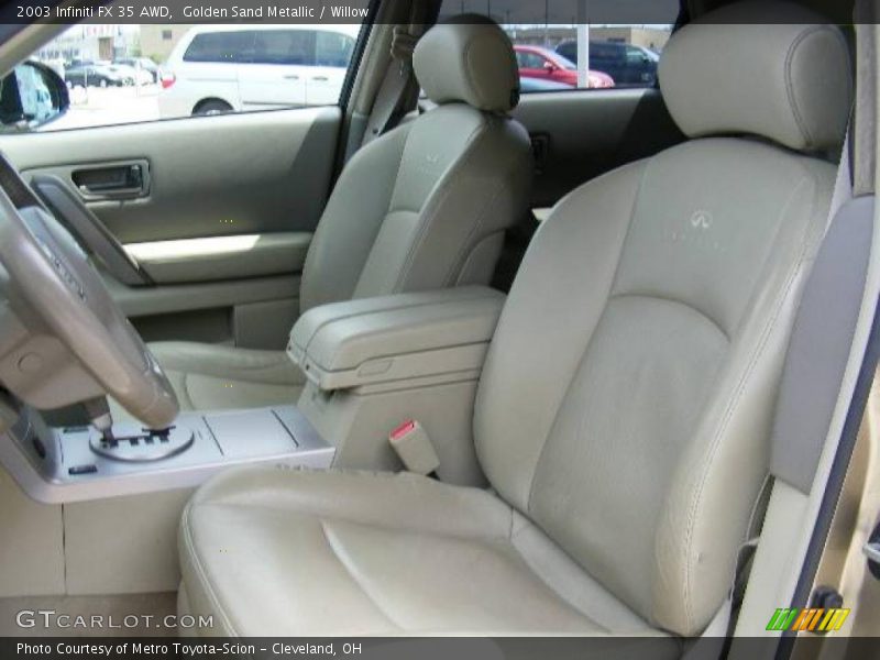 Front Seat of 2003 FX 35 AWD