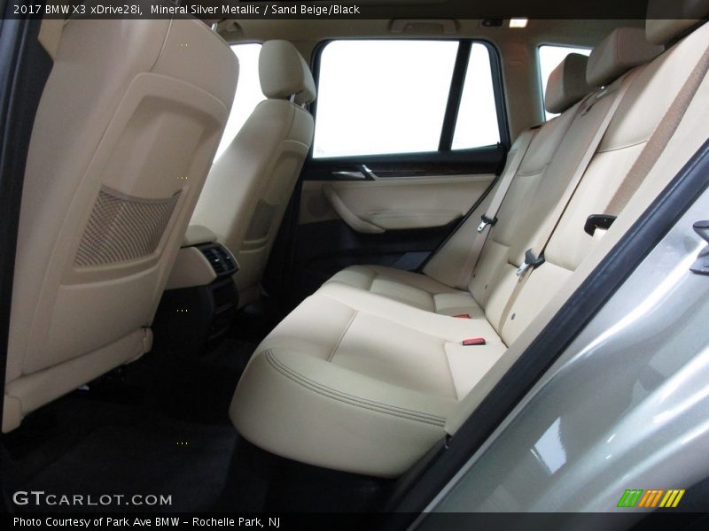 Mineral Silver Metallic / Sand Beige/Black 2017 BMW X3 xDrive28i