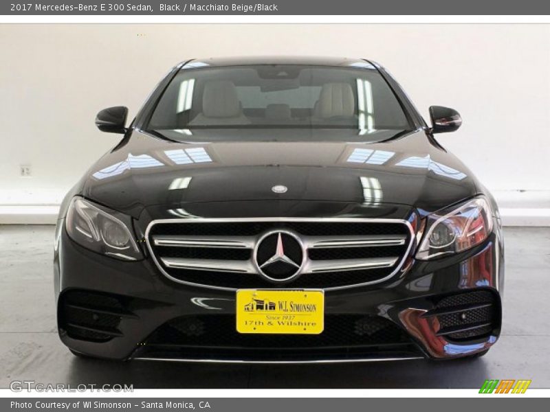 Black / Macchiato Beige/Black 2017 Mercedes-Benz E 300 Sedan