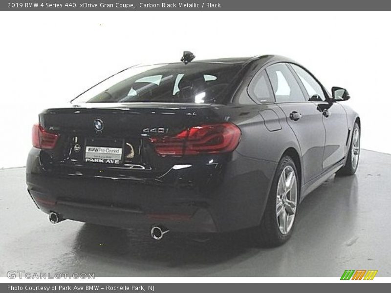Carbon Black Metallic / Black 2019 BMW 4 Series 440i xDrive Gran Coupe