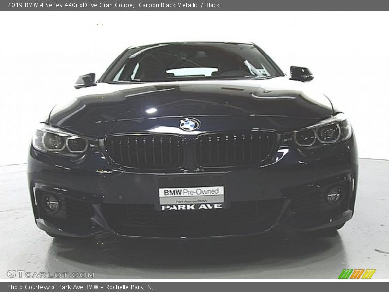 Carbon Black Metallic / Black 2019 BMW 4 Series 440i xDrive Gran Coupe