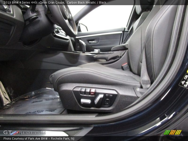 Carbon Black Metallic / Black 2019 BMW 4 Series 440i xDrive Gran Coupe