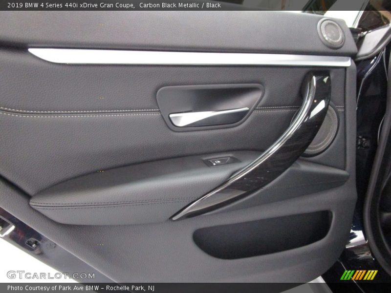 Carbon Black Metallic / Black 2019 BMW 4 Series 440i xDrive Gran Coupe