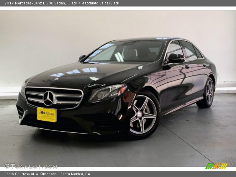 Black / Macchiato Beige/Black 2017 Mercedes-Benz E 300 Sedan
