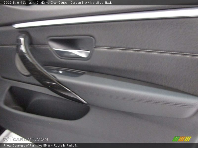 Carbon Black Metallic / Black 2019 BMW 4 Series 440i xDrive Gran Coupe
