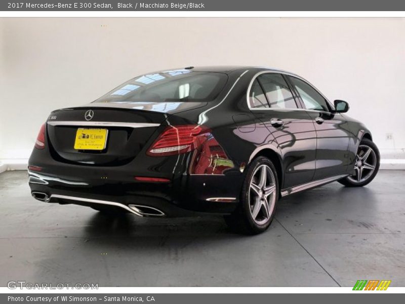 Black / Macchiato Beige/Black 2017 Mercedes-Benz E 300 Sedan