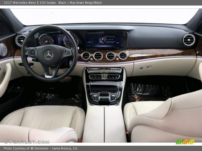 Black / Macchiato Beige/Black 2017 Mercedes-Benz E 300 Sedan