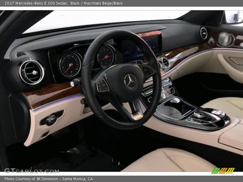 Black / Macchiato Beige/Black 2017 Mercedes-Benz E 300 Sedan