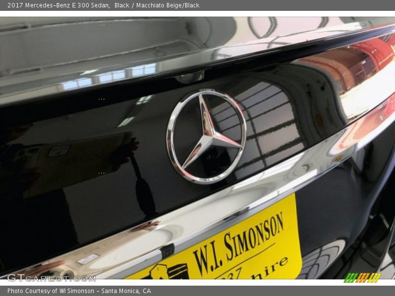 Black / Macchiato Beige/Black 2017 Mercedes-Benz E 300 Sedan