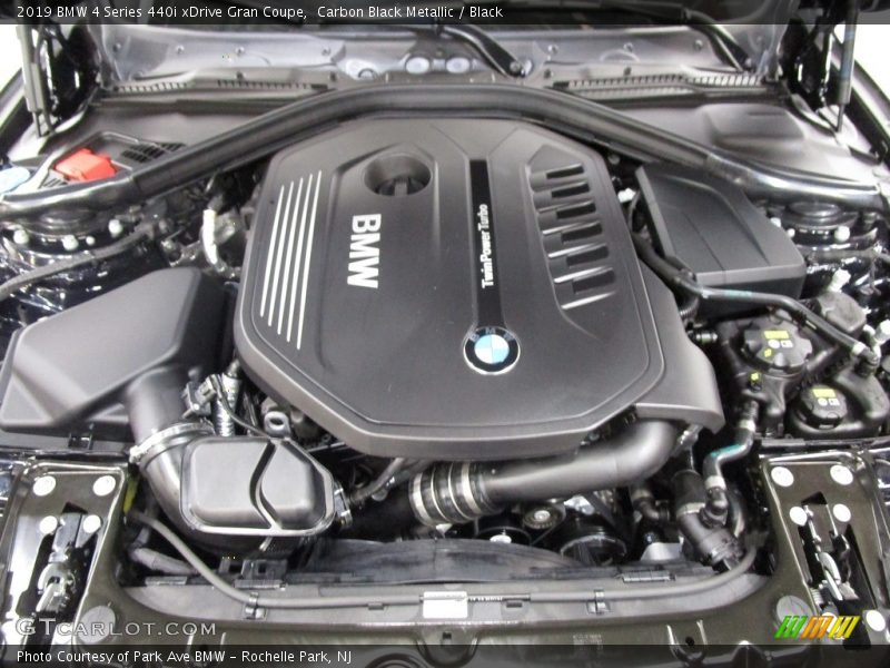 Carbon Black Metallic / Black 2019 BMW 4 Series 440i xDrive Gran Coupe