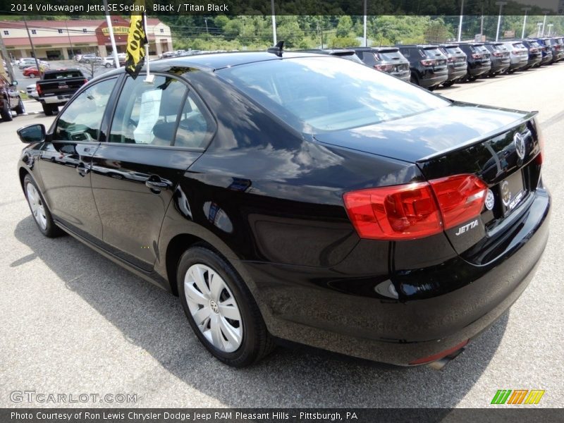 Black / Titan Black 2014 Volkswagen Jetta SE Sedan