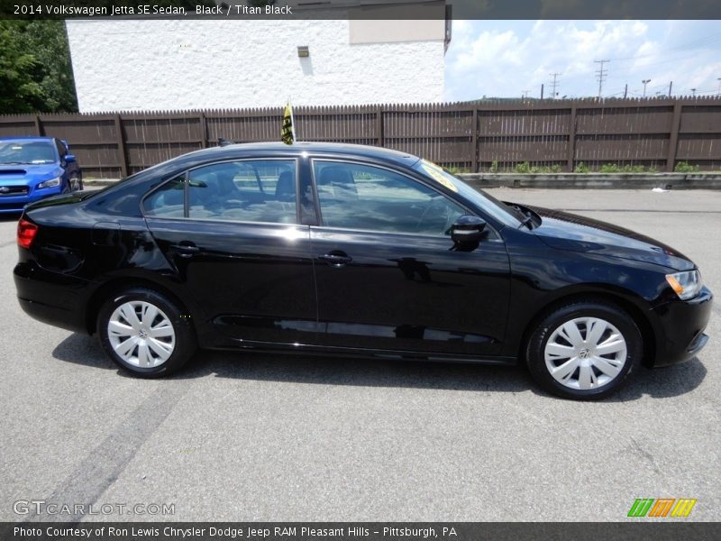 Black / Titan Black 2014 Volkswagen Jetta SE Sedan